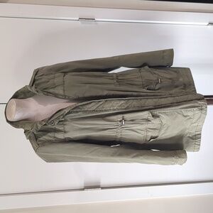 Levi's green anorak military coat